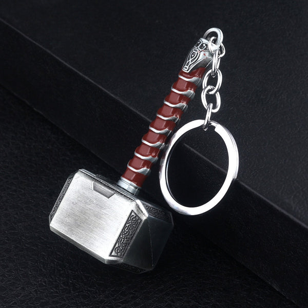 The Avengers 4 Thor Hammer Metal Weapon Iron Man Keyring For Woman - Annaban