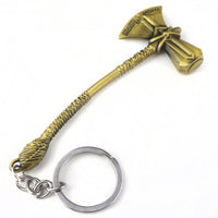 The Avengers 4 Thor Hammer Metal Weapon Iron Man Keyring For Woman - Annaban